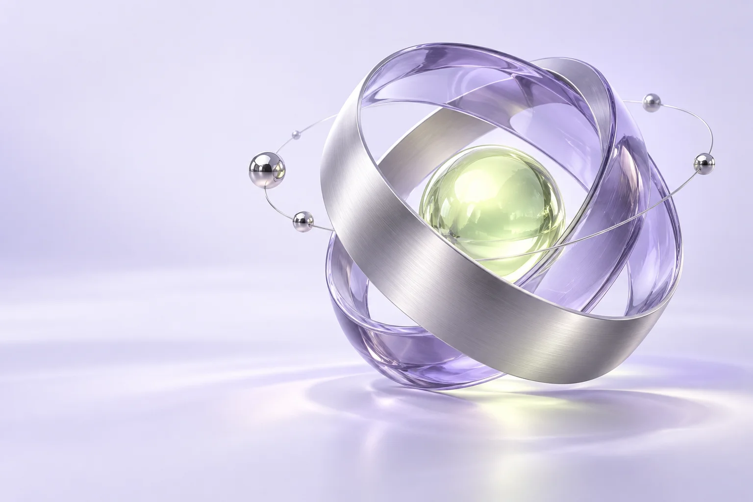 Translucent orbital layers protecting a luminous core